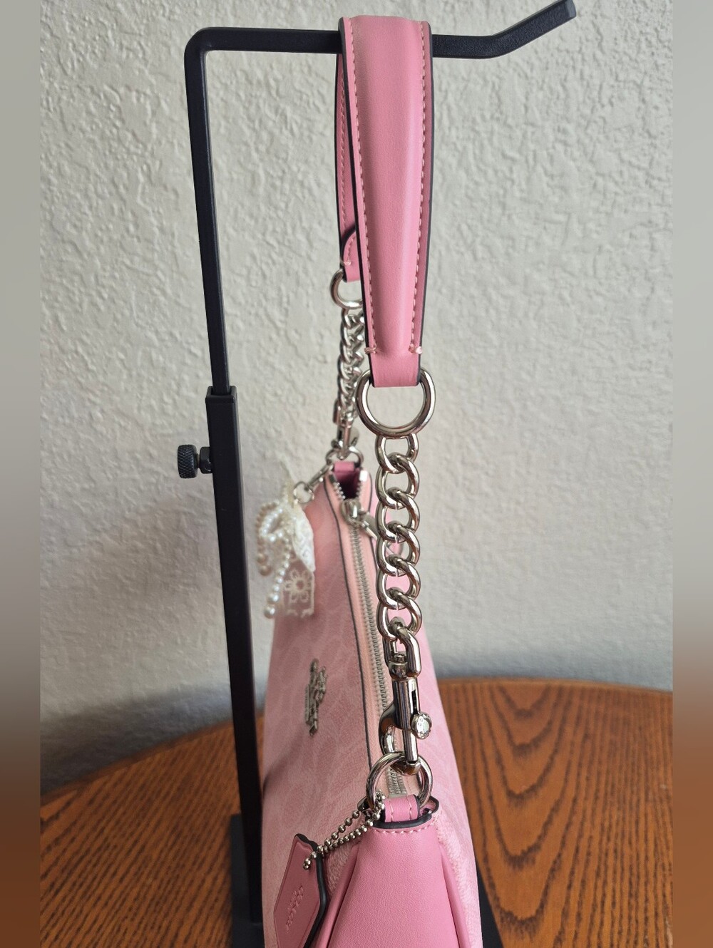 Coach Dusty Pink Teri Shoulder Bag - Picture 3 of 10